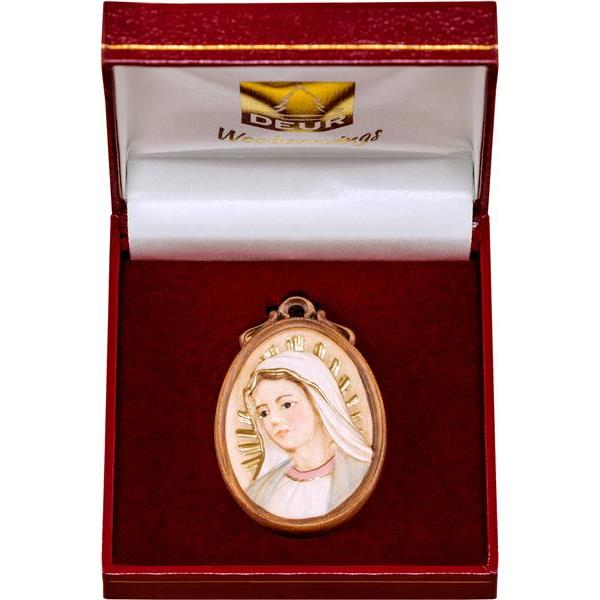 Medaillon Büste Madonna mit Schatulle