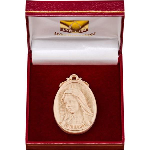 Medallion bust Fátima in a box