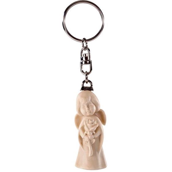Key-ring dream angel with rose