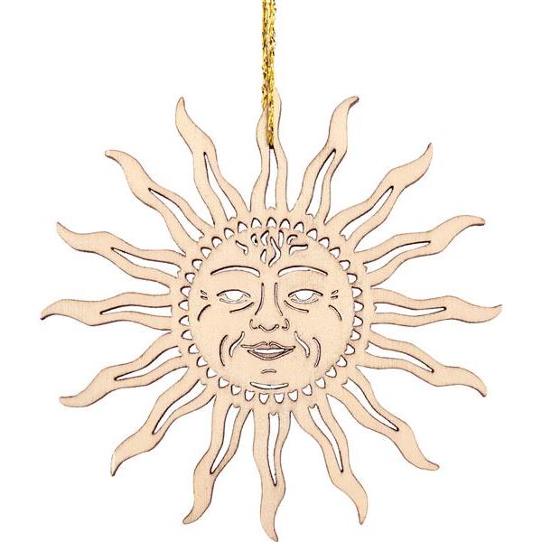 Wooden ornament sun
