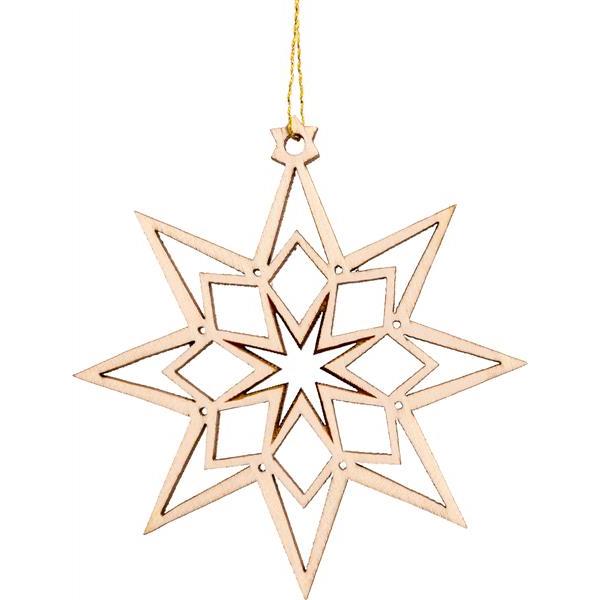 Wooden ornament star 1