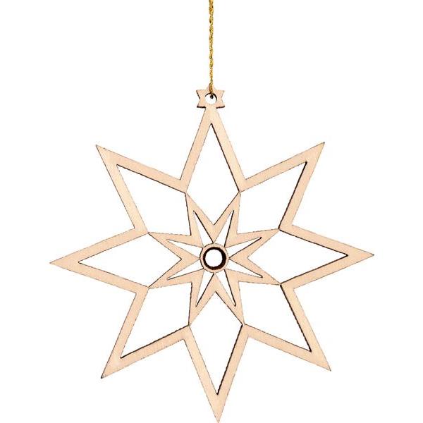 Wooden ornament star 2