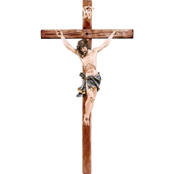 Cristo de los Alpes de tilo con cruz recta