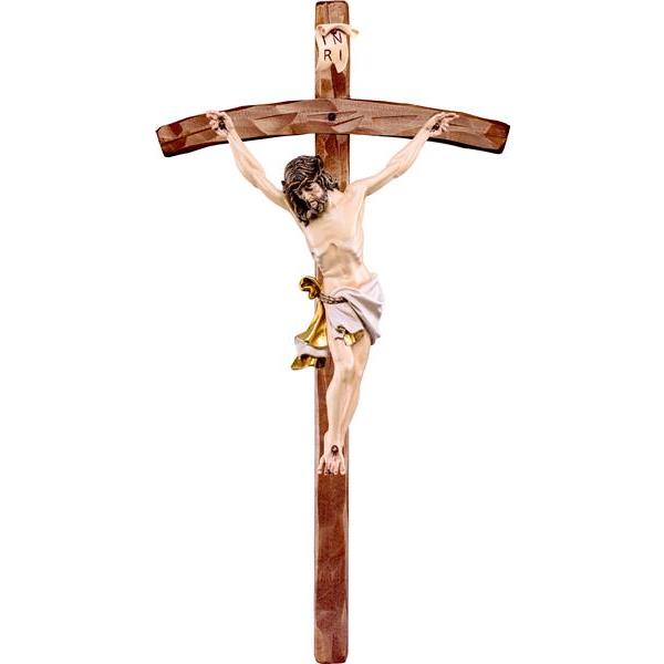 Cristo de los Alpes blanco con cruz pastoral