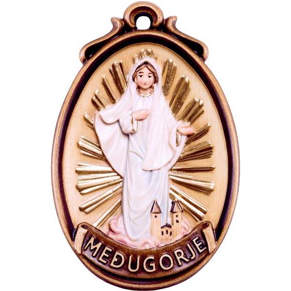 Medallon Virgen Medjugorje