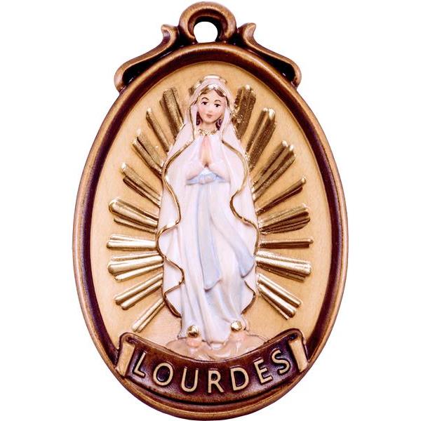 Medallon Virgen de Lourdes