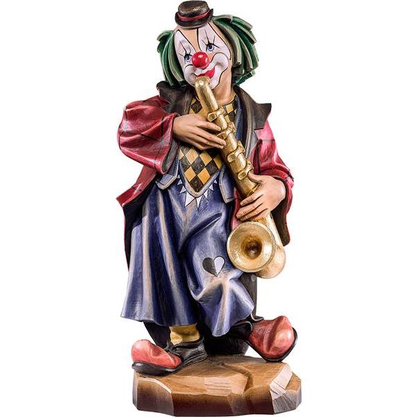 Clown sassofonista